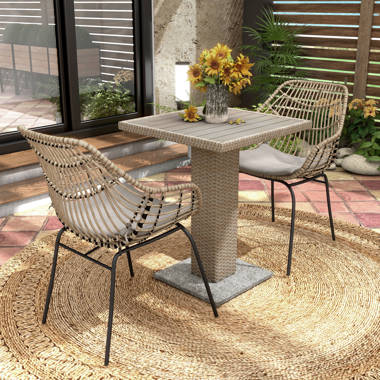 Wayfair 3 piece outdoor bistro set hot sale